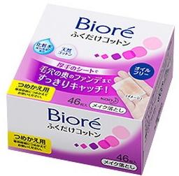 ビオレ メイク落とし ふくだけコットン つめかえ用(46枚入)