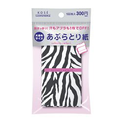 商品区分：化粧品★パッケージ・商品内容等は、予告なく変更する場合もあります。 　ご了承下さい。 ★複数の店舗で在庫を共有しておりますので、 　在庫切れの場合もございます。予めご了承ください。 肌すっきり。汗もあぶらも1枚でOFF。 毛穴の中のあぶらもしっかり吸い取る大きめサイズのあぶらとり紙。 【内容量】 150枚入 【発売元】 コーセーコスメニエンス／KOSE (メイクアップ メイク直し あぶらとり紙 あぶらとりフィルム) (大きめサイズ) 広告文責：SCB 050-3302-2709 原産国：日本 区分：化粧品★パッケージ・商品内容等は、予告なく変更する場合もあります。原産国：日本