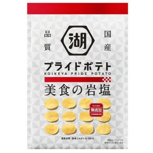 【在庫処分】 賞味期限：2024年6月21日 湖池屋 プライドポテト 美食の岩塩 (55g) 菓子