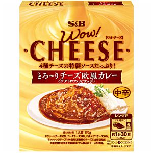 【在庫処分】 賞味期限：2024年10月 WOW!CHEESE (ワオ チーズ) とろ～りチーズ欧風カレー 中辛 (150g) レトルトカレー