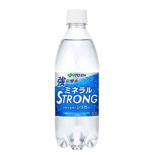 【※ 24本セット】 伊藤園 強炭酸水 ミネラル ストロング シリカ含有 (500ml×24本入) ペットボトル