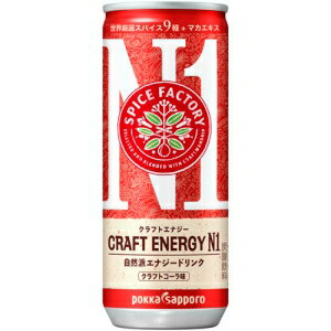 【在庫処分】 賞味期限：2024年2月 SPICE FACTORY クラフトエナジーN1 (250ml) 缶 エナジードリンクのサムネイル