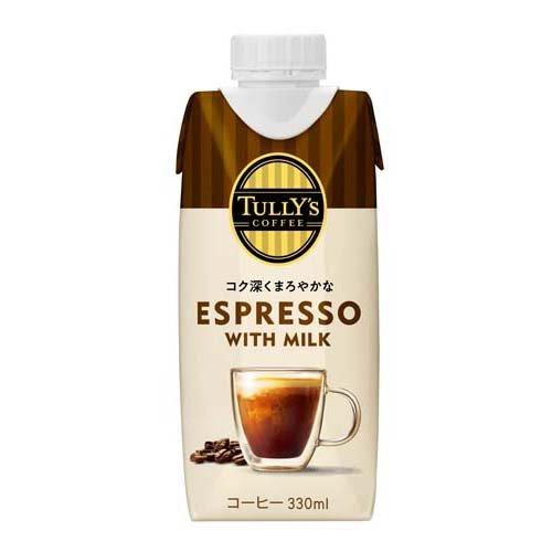 【12本セット】 伊藤園 タリーズコーヒー エスプレッソ ミルク (330ml×12本入) キャップ付き 紙パック コーヒー