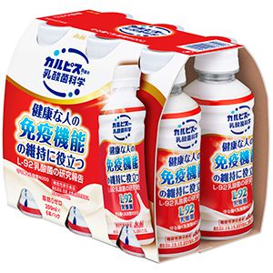 【6本セット】 カルピス 守る働く 乳酸菌W (200ml×6本入) 機能性表示食品 乳性飲料