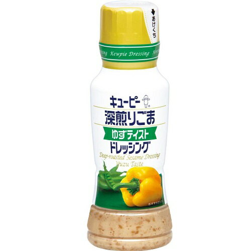 【訳あり】 賞味期限：2025年11月15日 キユーピー 深煎りごま ゆずテイスト ドレッシング (180ml)のサムネイル