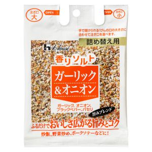 ハウス 香りソルト ガーリツク&オニオン 袋 詰替 (39g) 調味料