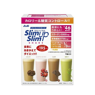 【A】 アサヒグループ食品 スリムアップスリム シェイク 7食 (420g×7袋)