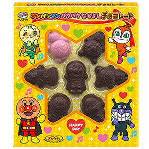 【訳あり】 賞味期限：2020年10月31日 不二家 アンパンマン パクパクなかよし チョコレート (54g) 菓子