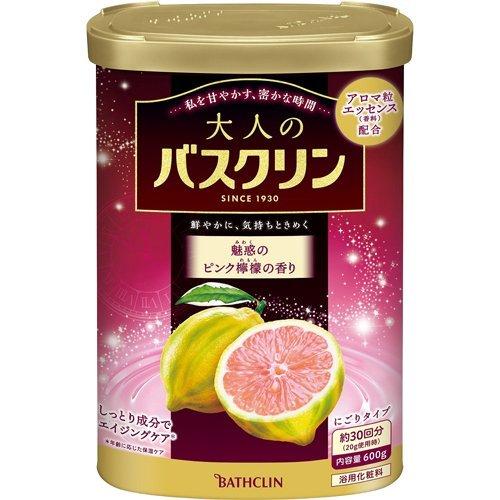 【nk】 バスクリン 魅惑のピンク 檸檬の香り (600g) 入浴剤
