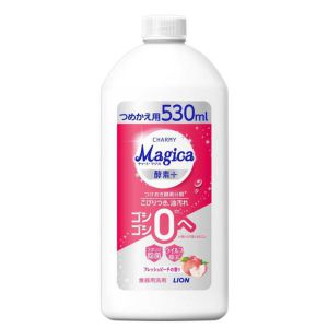 ライオン チャーミーマジカ 酵素プラス ピーチ 詰替 (530ml) 食器用洗剤