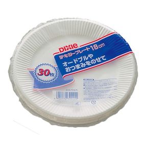【SCB※】デキシー エコノウエア プレート 18cm (30枚入) 紙皿 紙プレート ペーパープレート通販格安セール情報 楽天 通販