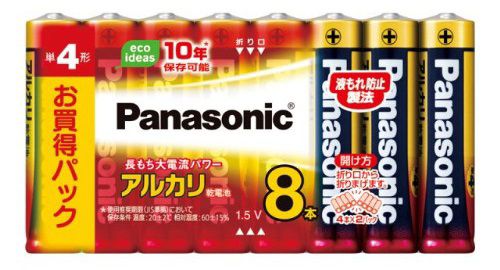 パナソニック アルカリ 乾電池 単4形 8本パック パナソニック アルカリ 乾電池 単4形 8本パック