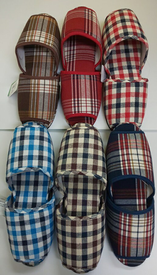 【T】 フジカ スリッパ 1足　(夏物・柄・前開きタイプ)　来客用など （☆色・柄は選べませんので、ご了承下さい。）