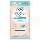 ユニ・チャーム ソフィ デリケートウェット せっけんの香り ウェットティッシュ (10枚入) トイレに流せる