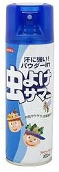 虫よけサマー パウダーイン(200mL) 　汗に強い　パウダーin　虫よけ 虫除け 虫よけスプレー