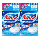 小林製薬 ブルーレットおくだけ ブーケ 2個パック つめ替用 (25g×2個) 流すたびに汚れを浮かして落とします
