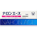 原則お1人さま 1点限り リスク区分：第(2)類医薬品 使用期限：使用期限まで120日以上の商品を販売します。 ★パッケージ・商品内容等は、予告なく変更する場合も 　ございます。予めご了承ください。 ★当店では複数の店舗で在庫を共有しております。 　在庫切れの場合もございますので予めご了承ください。 【商品説明】 「ナロンエースT錠」は、2種類の解熱鎮痛成分を配合した 速く良く効く解熱鎮痛薬です。痛みのもとをブロックする イブプロフェン、痛みの伝わりをブロックする エテンザミドの組み合わせによる相乗的な鎮痛作用が、 つらい痛みに効果を発揮します。錠剤を小型化することで、 より服用しやすくなりました。医薬品。 【効能・効果】 頭痛・月経痛(生理痛)・歯痛・抜歯後の疼痛・腰痛・ 肩こり痛・筋肉痛・関節痛・打撲痛・ねんざにともなう痛み(ねんざ痛)・ 骨折痛・外傷痛・神経痛・咽喉痛(のどの痛み)・耳痛の鎮痛 悪寒(発熱によるさむけ)・発熱時の解熱 【用法・用量】 次の量をなるべく空腹時を避けて水又は ぬるま湯で服用してください。 服用間隔は4時間以上おいてください。 年齢 1回量 服用回数 15歳以上 2錠 1日3回まで 15歳未満 服用しないこと 【用法用量についての注意】 (1)定められた用法・用量を厳守してください。 (2)錠剤の取り出し方：錠剤の入っているPTPシートの凸部を 指先で強く押して裏面のアルミ箔を破り、 取り出して服用してください。 (誤ってそのまま飲み込んだりすると食道粘膜に突き刺さる等 思わぬ事故につながります) 【成分・分量】 2錠中 成分 分量 はたらき イブプロフェン 144mg 2つの成分の組み合わせがさまざまな痛み、熱の症状を抑えます。 エテンザミド 84mg ブロモバレリル尿素 200mg イブプロフェンと エテンザミドのはたらきを助けます。 無水カフェイン 50mg 添加物：無水ケイ酸、ヒドロキシプロピルセルロース、 ヒプロメロース、クロスカルメロースNa、タルク、 ステアリン酸Mg、乳糖、黄色5号、セルロース 【使用上の注意】 してはいけないこと (守らないと現在の症状が悪化したり、 副作用・事故が起こりやすくなります) 1.次の人は服用しないでください (1)本剤又は本剤の成分によりアレルギー症状を起こしたことがある人。 (2)本剤又は他の解熱鎮痛薬、かぜ薬を服用して ぜんそくを起こしたことがある人。 (3)15歳未満の小児。 (4)出産予定日12週以内の妊婦。 2.本剤を服用している間は、次のいずれの医薬品も 服用しないでください 他の解熱鎮痛薬、かぜ薬、鎮静薬、乗物酔い薬 3.服用後、乗物又は機械類の運転操作をしないでください (眠気等があらわれることがあります) 4.服用前後は飲酒しないでください 5.長期連用しないでください 相談すること 1.次の人は服用前に医師、歯科医師、薬剤師又は 登録販売者に相談してください (1)医師又は歯科医師の治療を受けている人。 (2)妊婦又は妊娠していると思われる人。 (3)授乳中の人。 (4)高齢者。 (5)薬などによりアレルギー症状を起こしたことがある人。 (6)次の診断を受けた人。 心臓病、腎臓病、肝臓病、全身性エリテマトーデス、 混合性結合組織病 (7)次の病気にかかったことがある人。 胃・十二指腸潰瘍、潰瘍性大腸炎、クローン病 2.服用後、次の症状があらわれた場合は副作用の可能性があるので、 直ちに服用を中止し、この説明書を持って医師、 薬剤師又は登録販売者に相談してください 関係部位 症状 皮膚 発疹・発赤、かゆみ、青あざができる 消化器 吐き気・嘔吐、食欲不振、胃部不快感、 胃痛、口内炎、胸やけ、胃もたれ、胃腸出血、腹痛、下痢、血便 精神神経系 めまい 循環器 動悸 呼吸器 息切れ その他 目のかすみ、耳なり、むくみ、鼻血、歯ぐきの出血、 出血が止まりにくい、出血、背中の痛み、過度の体温低下、 からだがだるい まれに下記の重篤な症状が起こることがあります。 その場合は直ちに医師の診療を受けてください。 症状の名称 症状 ショック(アナフィラキシー) 服用後すぐに、 皮膚のかゆみ、じんましん、声のかすれ、くしゃみ、 のどのかゆみ、息苦しさ、動悸、意識の混濁等があらわれる。 皮膚粘膜眼症候群(スティーブンス・ジョンソン症候群)、 中毒性表皮壊死融解症 高熱、目の充血、目やに、 唇のただれ、のどの痛み、皮膚の広範囲の発疹・ 発赤等が持続したり、急激に悪化する。 肝機能障害 発熱、かゆみ、発疹、 黄疸(皮膚や白目が黄色くなる)、褐色尿、 全身のだるさ、食欲不振等があらわれる。 腎障害 発熱、発疹、尿量の減少、全身のむくみ、 全身のだるさ、関節痛(節々が痛む)、下痢等があらわれる。 無菌性髄膜炎 首すじのつっぱりを伴った激しい頭痛、 発熱、吐き気・嘔吐等があらわれる。(このような症状は、 特に全身性エリテマトーデス又は混合性結合組織病の治療を 受けている人で多く報告されている。) ぜんそく 息をするときゼーゼー、ヒューヒューと鳴る、 息苦しい等があらわれる。 再生不良性貧血 青あざ、鼻血、歯ぐきの出血、発熱、 皮膚や粘膜が青白くみえる、疲労感、動悸、息切れ、 気分が悪くなりくらっとする、血尿等があらわれる。 無顆粒球症 突然の高熱、さむけ、のどの痛み等があらわれる。 3.服用後、次の症状があらわれることがあるので、 このような症状の持続又は増強が見られた場合には、 服用用を中止し、この説明書を持って医師、 薬剤師又は登録販売者に相談してください 便秘、眠気 4.5-6回服用しても症状がよくならない場合は服用を中止し、 この説明書を持って医師、歯科医師、薬剤師又は登録販売者に 相談してください 【保管および取扱い上の注意】 (1)直射日光の当たらない湿気の少ない涼しい所に保管してください。 (2)小児の手の届かない所に保管してください。 (3)他の容器に入れ替えないでください。 (誤用の原因になったり品質が変わることがあります) (4)使用期限を過ぎた製品は服用しないでください。 【発売元】 大正製薬 (頭痛 月経痛 生理痛 歯痛 抜歯後の疼痛 腰痛 肩こり痛 筋肉痛) (関節痛 打撲痛 痛み止め 鎮痛剤 ちんつうざい いたみ止め 錠剤) 広告文責：SCB 050-3302-2709 原産国：日本 区分：第(2)類医薬品