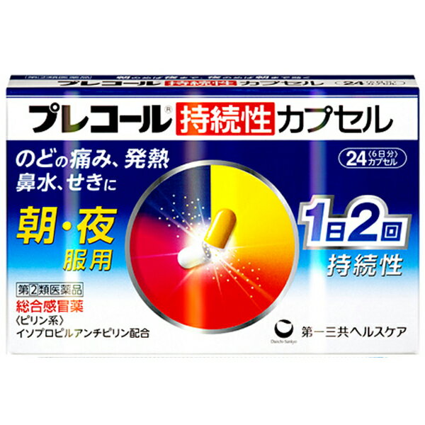 プレコール 持続性カプセル (24カプセル) 総合かぜ薬