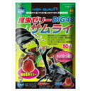 ★パッケージ・商品内容等は、予告なく変更する場合もあります。 　ご了承下さい。 ★受注発注になりますので、発送までに4日程、お時間が掛かる場合が 　ございます。ご了承下さい。 ●長年にわたる生体研究の結果、昆虫が大好きな黒糖風味のゼリーに 　しました。 ●昆虫の飼育に適したトレハロース配合 【対象】 ・国内産カブト虫・クワガタ虫・オオクワガタ・外国産昆虫用 【内容量】 16g×50個入 【発売元】 （株）マルカン (えさ エサ 昆虫 かぶとむし くわがた) (飼育 クヌギ マット 樹液 蜜) (サムライBIG48) 広告文責：SCB 050-3302-2709 原産国：日本