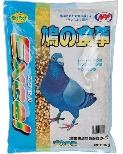 ナチュラルペットフーズ エクセル 鳩の食事（3kg） 理想的な主食【J】