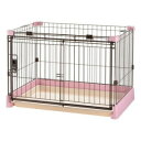 リッチェル もっとお掃除簡単 ペットサークル 90-60 ライトピンク (1台) 超小型犬・小型犬用
