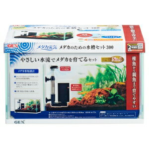 ジェックス メダカ元気 メダカのための水槽セット 300 (1台) 金魚・メダカ飼育用 メダカのための水槽セ..