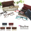 Bayline TR90 ボストンフレーム リーディンググラス 老眼鏡 男女兼用 カジュアル おしゃれ シンプル ケース付