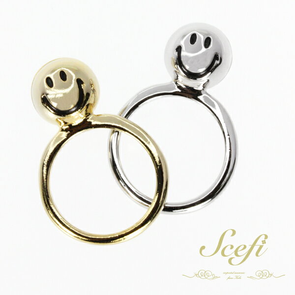 スマイル リング スマイルマーク smile ニコちゃん 【あす楽対応】 おしゃれ