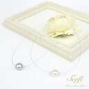 【SALE】コットンパール ワイヤー ショート ネックレス / アクセサリー 結婚式 パーティー フォーマル パール