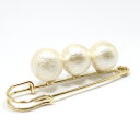 エアパール(15mm) ショールピン GOLDレディースアクセサリー ブローチピン