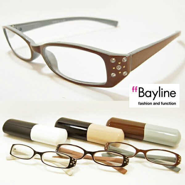 【SALE】 リーディンググラス ラインストーン バイカラーデザイン[B] 母の日 老眼鏡 おしゃれ 40代 50代 レディース …