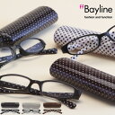Bayline(ベイライン) 母の日 老眼鏡 おしゃれ プレゼント 実用的 シニアグラス レディース リーディンググラス ドット柄ケース 女性 ギフト あす楽対...
