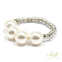 リング パール / アクセサリー 結婚式 パーティー フォーマル パール 上品 フェミニン レディース