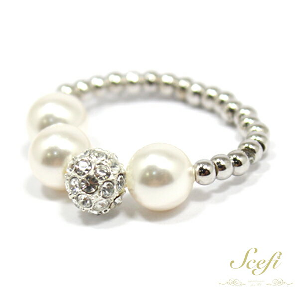 Rakuten - リング パール / アクセサリー 結婚式 パーティー フォーマル パール 上品 フェミニン レディース