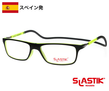SLASTIK JABBA シニアグラス 1.0-1.5-2.0-2.5-3.0-3.5 おしゃれ シンプル リーディンググラス 老眼鏡 TR90 軽量フレーム 首掛けメンズ バイカラー グリーン 黒 送料無料