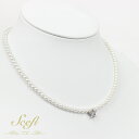 【セール価格につき返品交換不可】パール ショートネックレス ラインストーン / フォーマル 結婚式 パーティ アクセサリー