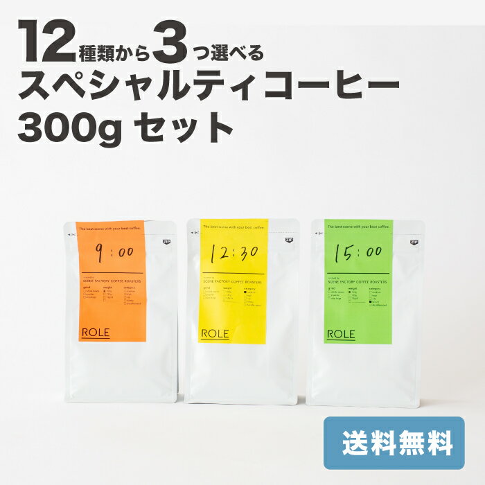 【ポイントアップ】スペシャルティコーヒー 300g(3種類×100g) | 選べる3種【お得な大容量