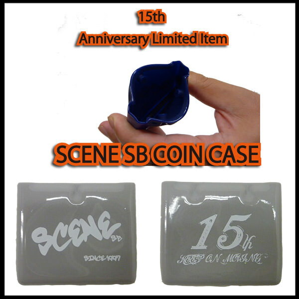 SCENE SB COIN CASE/GREY バッグ 小物 ブランド雑貨 メンズ財布 コインケース【15周年限定アイテム】【コインケース】【サイフ】