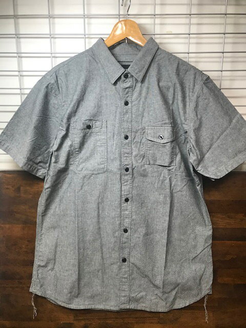 HUF SMOKE POCKET S/S WOVEN ボタンダウンシャツ ハフ