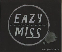 ステッカー【EAZY MISS】イージーミス【スノーボード】【スケボー】【スノボ】スポーツ・アウトドア ストリート系スポーツ