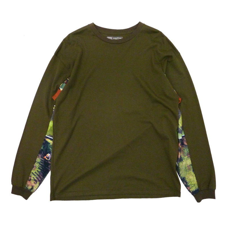 COUPDETAT L/S TEE CAMO ARMY GREEN クーデター ロンT 洋服 アパレル あす楽対応