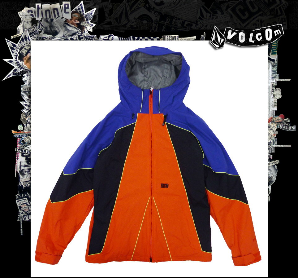 中古品 レンタル可 スポーツ・アウトドア ウインタースポーツ スノーボード メンズウエア ジャケットVOLCOM BLAST JACKET（Strobe Blue）レンタルウエアー ジャケットのみ