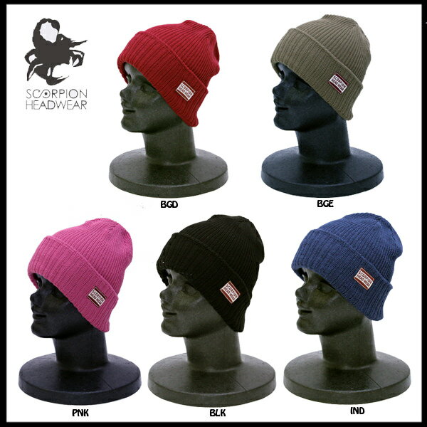 ニット帽【あす楽対応】SCORPION HEADWEAR ビーニー STEAM 13 【スコーピオン】スポーツ・アウトドア ..