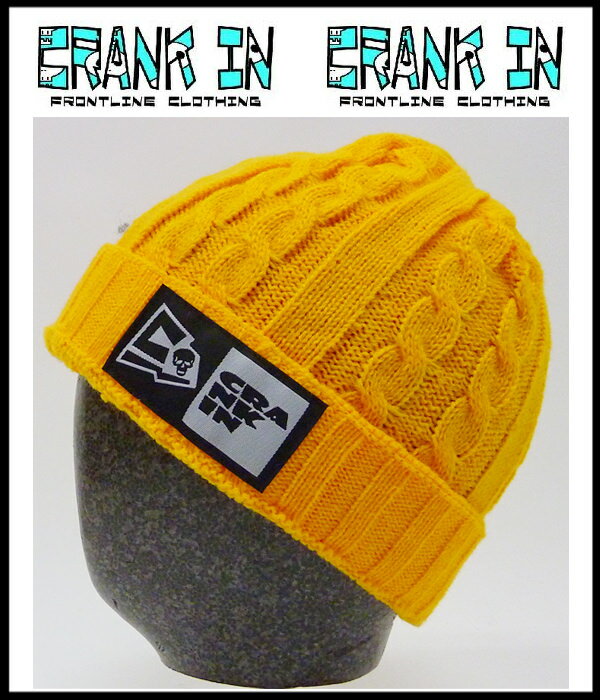 ニット帽【クランクイン】CRANK IN ボタン付きボンボンニットキャップ【防寒】【フェイスマスク】【あす楽対応】スポーツ・アウトドア ウインタースポーツ アクセサリー キャップ・帽子