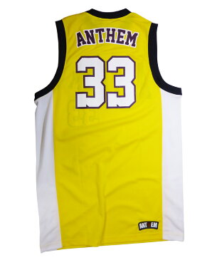 【アンセム】ANTHEM TAIL BASKETBALL JERSEY YELLOW【ファーストレイヤー】【あす楽対応】スポーツ・アウトドア ウインタースポーツ スノーボード メンズウエア ジャケット