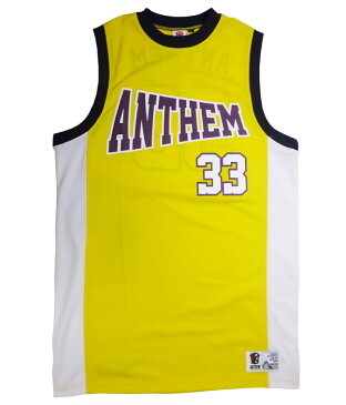 【アンセム】ANTHEM TAIL BASKETBALL JERSEY YELLOW【ファーストレイヤー】【あす楽対応】スポーツ・アウトドア ウインタースポーツ スノーボード メンズウエア ジャケット