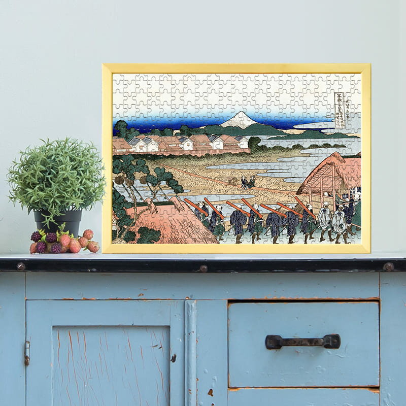 富嶽三十六景 従千住花街眺望ノ不二 葛飾北斎 0055 ジグソーパズル パズル 300ピース 程 ジグソー おしゃれ 名画 遊ぶ オフライン 子供 高齢者 難易度 難しい 人気 インテリア 安い コツ プレゼント ギフト イラスト 楽しい 認知症予防 頭の体操 脳トレ 海外 有名 簡単