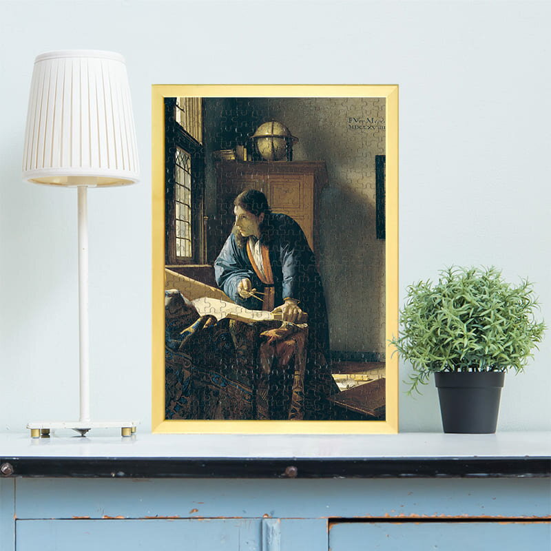 地理学者 ヨハネス・フェルメール 0108 ジグソーパズル パズル 300ピース 程 ジグソー おしゃれ 名画 ..