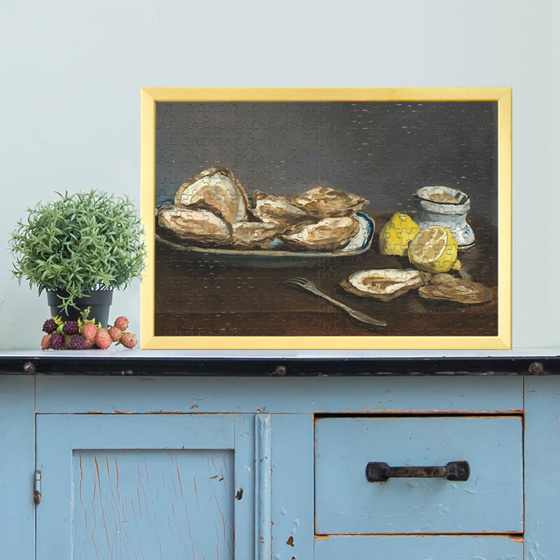 牡蠣 エドゥアール・マネ 0168 ジグソーパズル パズル 300ピース 程 ジグソー おしゃれ 名画 遊ぶ オフ..