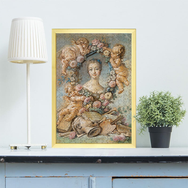 ポンパドゥール夫人 フランソワ・ブーシェ 0476 ジグソーパズル パズル 300ピース 程 ジグソー おしゃれ 名画 遊ぶ 高齢者 難易度 難しい 人気 インテリア 安い プレゼント 認知症予防 頭の体操 脳トレ 海外 有名 簡単